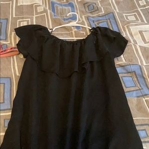 Off the shoulder dress from zara